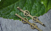 Accessories - Swirl Bobby Pin Antique Bronze Wired Hair Clips 45mm Set Of 10 Pcs A7886