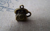 Accessories - Telephone Charms Antique Bronze 3D Pendants 8x10x14mm Set Of 10 Pcs A1098
