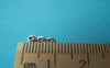 Accessories - Three Hole Connectors Silvery Gray Nickel Tone  3x10mm Set Of 100 Pcs A1061