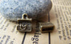 Accessories - Treasure Box Pendants Antique Bronze Chest Charms 4.5x9x11mm Set Of 20 A1400
