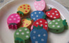 Accessories - Wood Beads Strawberry Beads Assorted Color 15x19mm Set Of 20 Pcs A2969