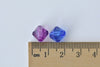 Acrylic Bicone Faceted Beads Mixed Color Size 4mm/6mm/8mm/10mm/12mm