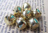 Gold Bells Jingle Bells Charms 10mm Set of 10 A3851