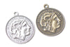 10 pcs Alexander The Great Coin Pendants Charms