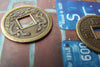 50 pcs Antique Bronze Traditional Chinese Qing Dynasty Coin Charms A532