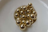 50 pcs Gold Ball Beads 8mm  A6686
