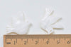 Mother of Pearl Dove Pigeon Bird Cabochon NO HOLE Set of 6 A8722