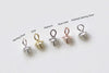 10 pcs 925 Sterling Silver Cap Bail Peg for Half Drilled Beads
