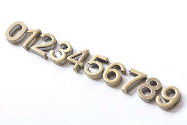 Antique Bronze Arabic Number 0 1 2 3 4 5 6 7 8 9 Bracelet Beads