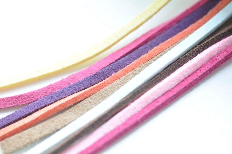 10 meters Square Faux Leather Ribbon Cords