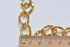 6.6 ft (2m) Gold Aluminium Twisted Curb Chain A6369