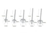 10 pcs Solid 925 Sterling Silver Ear Post with Cup Peg for Half Drilled Pearls