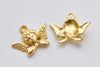 20 pcs Shiny Gold Lovely Angel Charms Pendants 11x20mm A9012