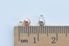 2 pcs 925 Sterling Silver Round Ball Charms Pendants Silver/Platinum/Gold/Rose Gold