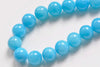 One Strand Blue Jade Round Gemstone Beads 6mm/8mm/10mm/12mm