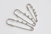 Kilt Pin Shawl Pins Three Loops Safety Broochs 50mm/65mm/70mm Set of 10