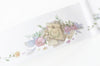 Retro Flower Book Rabbit Washi Tape 30mm x 5M Roll A13344