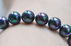 One Strand Colorful Black Mother of Pearl Round Beads