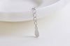 925 Sterling Silver Teardrop Tags Extender 5cm Extension Chain