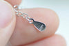 925 Sterling Silver Teardrop Tags Extender 5cm Extension Chain