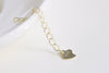 925 Sterling Silver Heart Tags Extender 5cm Extension Chain