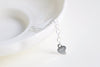 925 Sterling Silver Heart Tags Extender 5cm Extension Chain