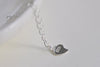 925 Sterling Silver Heart Tags Extender 5cm Extension Chain