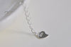 925 Sterling Silver Heart Tags Extender 5cm Extension Chain