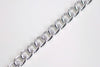 6.6 ft (2m) Silver Tone Aluminium Thick Curb Chain Unsoldered Links A4100