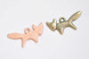 Antique Bronze/Silver/Gold/Rose Gold Fox Charms Set of 30