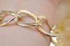 6.6 ft (2m) Gold Tone Textured Aluminium Thick Curb Chain Chunky Chain