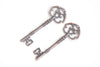Skeleton Key Pendants Charms Bronze/Silver/Copper Set of 5