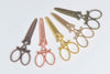 Barber Shop Victorian Scissors Pendants 25x60mm