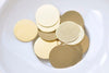 Raw Brass Flat Round Blank Disc Engravable No Hole Tags 3mm-35mm