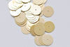 Raw Brass Flat Round Blank Disc Spacer Beads 4mm-30mm