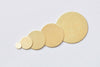 Raw Brass Flat Round Blank Disc Engravable No Hole Tags 3mm-35mm