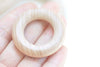 Round Unfinished High Quality Natural Beech Wood Ring Circle 40mm-80mm
