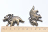 Antique Bronze/Silver Dinosaur Charms Pendants 32x54mm
