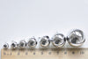 10 pcs Shiny Silver Jingle Bells Dog Pet Charms Drops Pendants 6mm-25mm