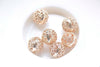 6 pcs Champagne Gold Plated Brass Filigree Ball Round Charms 12mm
