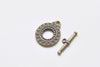 Antique Bronze Fancy Toggle Clasps Closure Jewelry Supplies