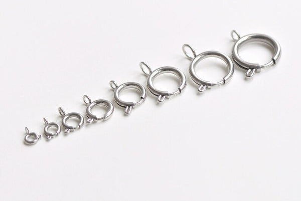 Stainless Steel Spring Ring Clasps 5mm/6mm/8mm/10mm/12mm/14mm/16mm/18mm