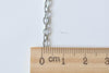 16ft (5m) of Stainless Steel Flat Oval Cable Chain 3x4mm