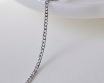 16ft (5m) of Stainless Steel Curb Chain 1.5mm