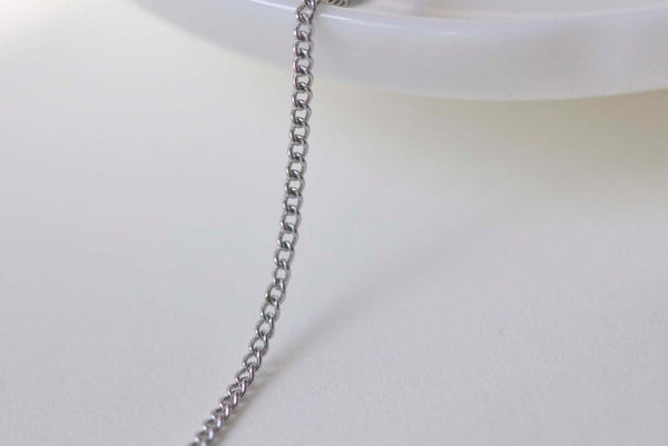 16ft (5m) of Stainless Steel Curb Chain 1.5mm