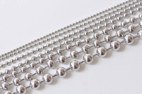 6.6ft (2m) of Stainless Steel Ball Chain