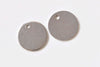 20 pcs Stainless Steel Round Blank Disc Charms 6mm-15mm