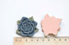 5 pcs Resin Rose Flower Cameo Flat Back Cabochon 40mm