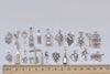 Antique Silver Wine Opener Party Theme Charms Mixed Style Set of 23