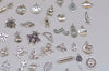 Antique Silver Animal Themed Charms Mixed Styles Set of 100